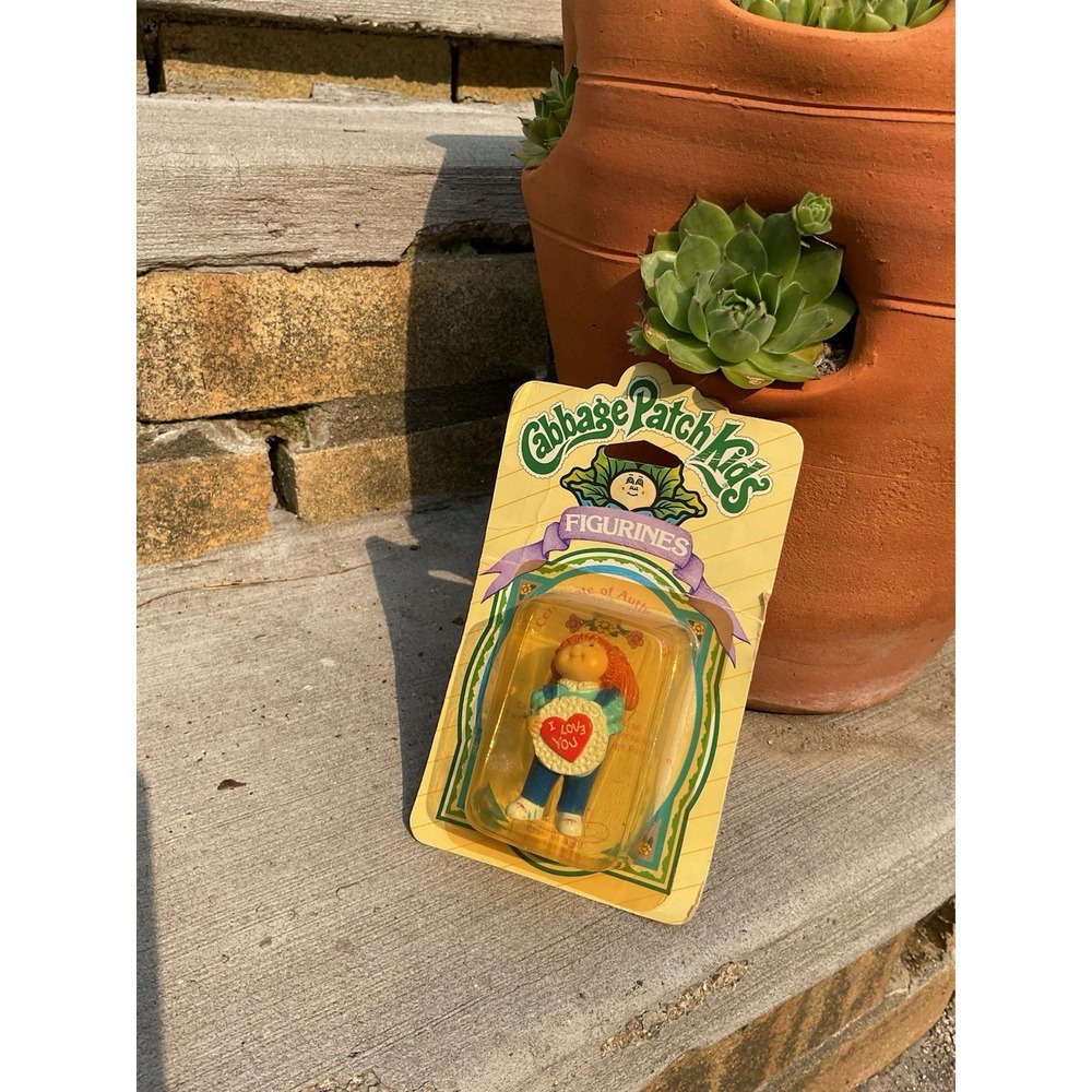 Cabbage Patch Kids Figurines 1985 'I Love You' by Hasbro NOS